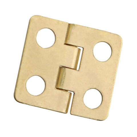 Gold Mini Metal Hinge Set 30Pcs 13x12mm Vintage Butt Hinges With Screws For Wooden Boxes Crafts Jewelry Boxes Chests Photo