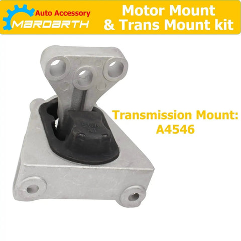 Transmission Mount A4546 from Set Of 4 Engine Mounts And Transmission Mounts For 2006 2011 Honda Civic 1.8L Automatic Direct Replacement OE A4530 A4534 A4543 A4546 High Quality Vibration Dampening For Smoother Ride