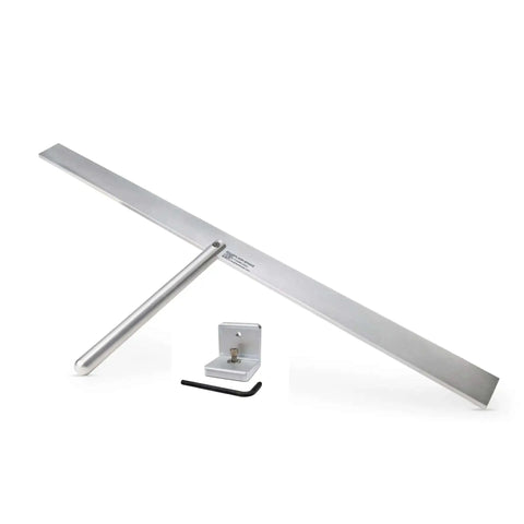 36in Flash Brake Standing Seam Roof Eave Edge Bender Tool With Bracket, 6061-T6 Aluminum, USA Made, for Metal Roofing Pros.