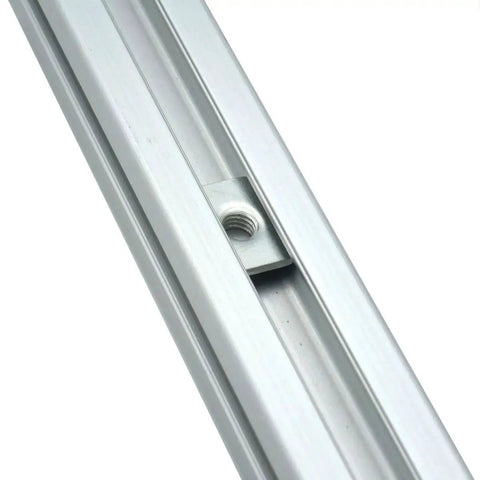 Heavy Duty M5 T Slot Nut For 2020 Aluminum Extrusions in 20 Series Profile 20X20MM with Zinc Plated Carbon Steel Securely Installed