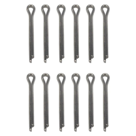 Durable Marine Propeller Cotter Pins For Suzuki Yamaha Johnson Evinrude Outboard Motors 12 Pieces Replacement.