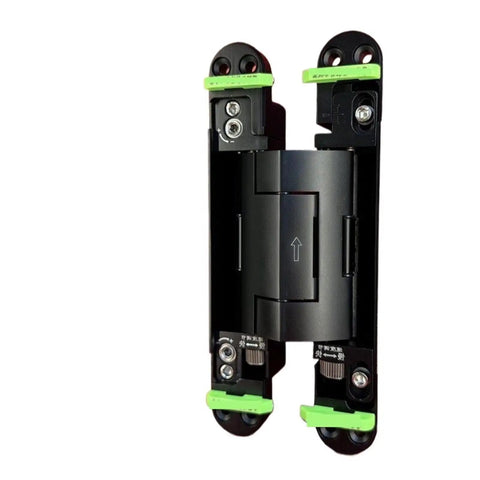 194mm Hydraulic Buffer Invisible Door Hinge Three Dimensional Adjustable Cross Hinge With Silent Automatic Closing For Interior Doors