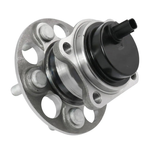 Close-up of Rear Wheel Bearing And Hub Assembly For Toyota Corolla 2019-2023, Prius 2016-2022, Prius Prime 2017-2022, And Lexus CT200h 2011-2017