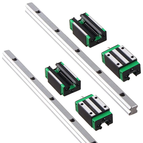 Beefy CNC Linear Rail Kit 2 Pieces HGR20 700mm 20mm Fully Supported Slide Guide Shaft With HGH20CA Bearing Blocks