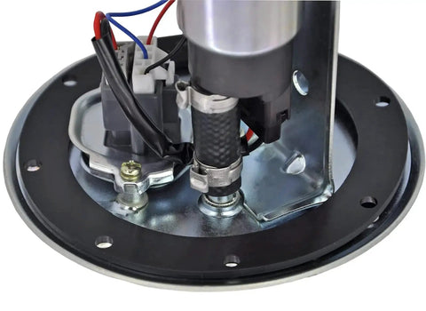 Close-up of bottom view of Fuel Pump Module Assembly For 1993 1997 Geo Prizm And Toyota Corolla L4 1.6L And 1.8L Drop In Replacement