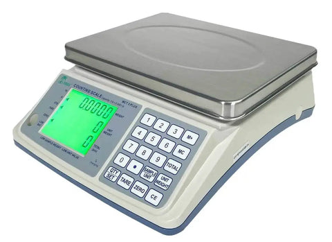33 Lb Counting Scale With 0.001 Lb Precision For Inventory And Manufacturing Heavy Duty Warehouse Grade Counter with stainless pan