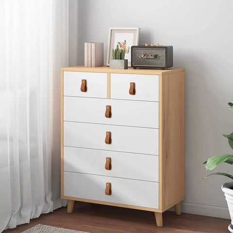 Dresser with 12 Pack Leather Drawer Pulls Set Handcrafted Leather Handles for Dresser Cabinets Drawers and Closet Doors