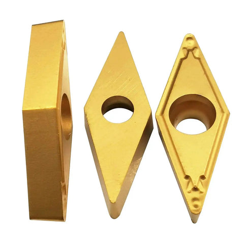 VBMT332 VBMT160408 HQ US735 CNC Lathe Indexable Carbide Turning Insert Cutting Blade, diamond shape, multilayer coated