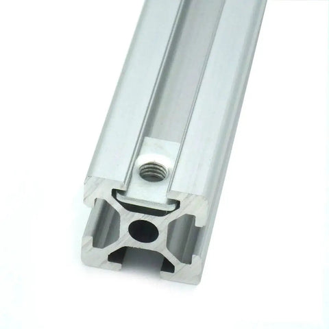 Heavy Duty M5 T Slot Nut For 2020 Aluminum Extrusions Fits 20 Series Profiles 20X20MM Flat Square Pre Assembly Nut inserted in aluminum frame