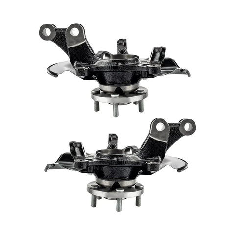 Bolt On Two Piece Front Left And Right Steering Knuckle Wheel Bearing Hub Assembly Replacement For 2009 2010 2011 2012 2013 Toyota Corolla Matrix 698381 698380