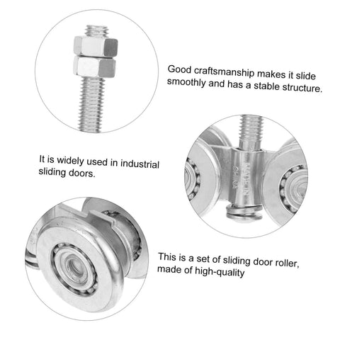 Heavy Duty Sliding Track Roller For Industrial Doors And Gates, Steel Wheel Replacement With Easy Install, Smooth Sliding Pulley