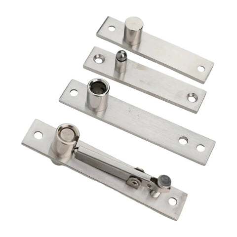 Top And Bottom Secret Door Hinge Set Stainless Steel Pivot Swing Door Hardware For Bedroom And Living Room, Hidden Door System