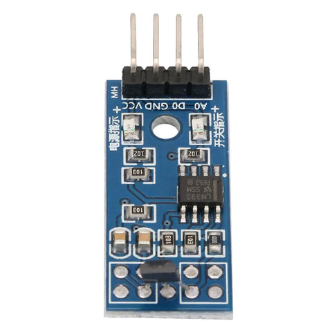 Five Pack Hall Effect Sensor Switch Modules, Linear Magnetic Sensor 3.3V, electronic board with digital and analog outputs