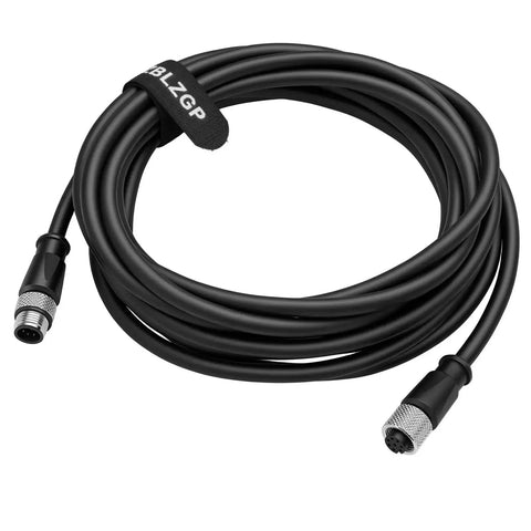 Heavy Duty M12 6 Pin A Coded Cable For Industrial Actuators And Sensors Waterproof IP Rated Male To Female Connector PVC 1M
