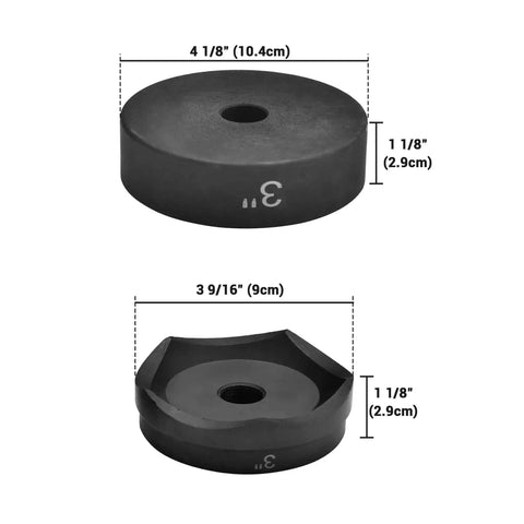 3 Inch Knockout Punch Die Mold For 3/4-16 UN Thread Hole Punch Driver Pro Grade Delivers Clean Round Conduit Holes Fast