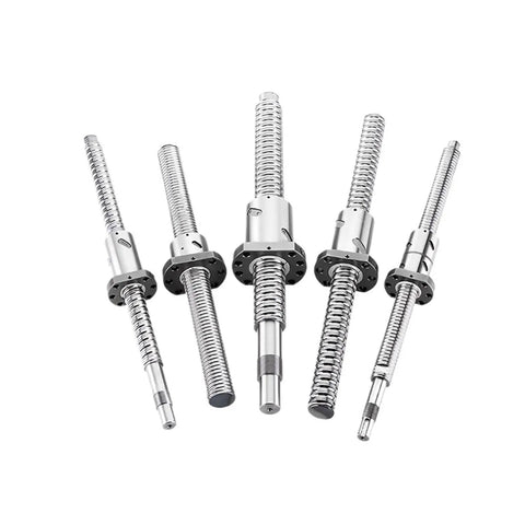 Stainless Steel Ball Screw SFK0802 With Single Ball Nut For CNC Parts 100mm Size, multiple sizes displayed