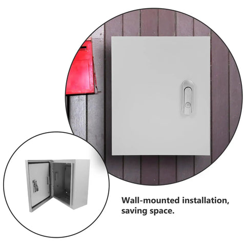 Wall-mounted Heavy Duty Waterproof Electrical Disconnect Box Enclosure Plastic Outdoor Cabinet For Meter Control Panel And Distribution Projects