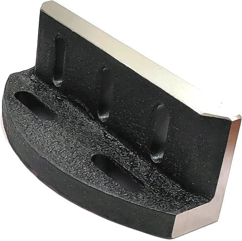 Cast Iron Slotted Slim Angle Plate For Lathes 150 X 58 X 58 MM Built Tough For Myford ML7 And Other Lathe Models, Precisely Ground Surfaces For 90 Degree Alignment, Easy Clamping FG20 25 High Rigidity Fixture For Accurate Setup close-up