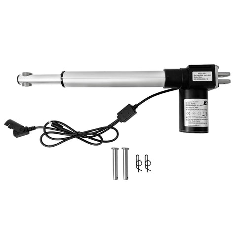 Power Recliner Lift Chair Linear Actuator Replacement For Kaidi Model KDFSJ-403-6 OEM Style Motor Actuator With 195mm Stroke And 2 Pin Flat Round Transformer Connection, 5 Pin Hand Control Plug, Easy Install, Fits Kaidi Power Recliners