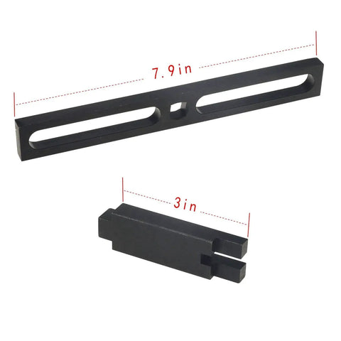 Adjustable Fuel Pump Module Spanner Wrench For Mercedes Benz BMW Audi Volkswagen Chrysler Vehicles, showing 7.9 in and 3 in components