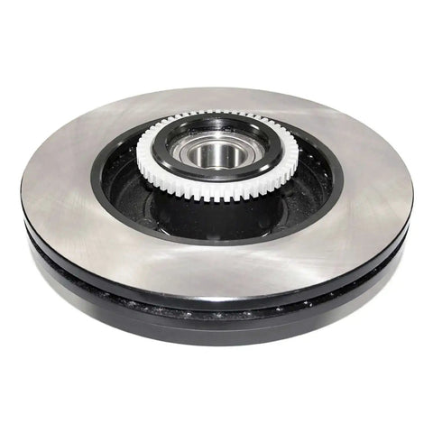 Electrophoretic Front Rotor and Ventilated Hub Salt-Spray Ready and Corrosion-Resistant Finish, shown front view