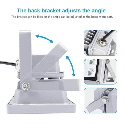Adjustable back bracket for UV Resin Curing Light For 3D Printers With 360 Degree Rotating Solar Turntable 6x405nm LEDs
