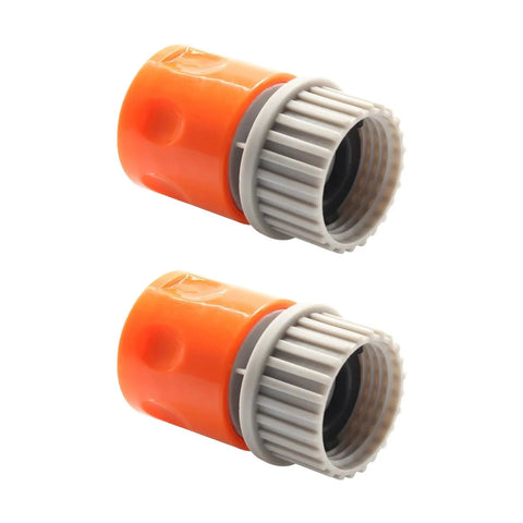 Quick Coupler For Pool Vacuum Heads 2 Pack, Fits Standard American Style Water Inlet, Easy Attach For Inground And Above Ground Pools, Mini Pool Vacuums, Inflatable Pools, Hose Vacuums, 0.79 Inch Size By Screw Man - Front View