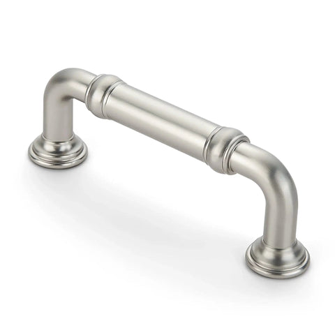 10 Pack Brushed Nickel Cabinet Pulls 3 Inch Vintage Cylindrical Drawer Handles for Cabinets Dresser Cupboards Kitchen Hardware