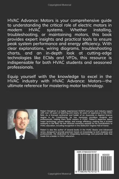 Back cover of Hands On Mastering Electric Motors In Climate Control Systems A Practical Step By Step Guide For Techs And Students