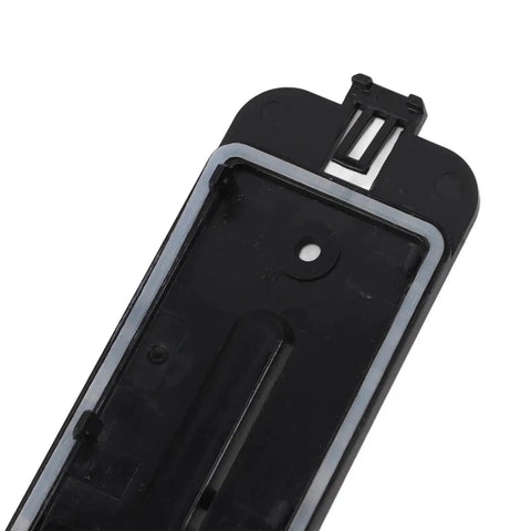 Close-up of Sturdy Black Back Plate Mount Accessory for Video Doorbell Quick Install and Easy Repair, durable plastic material