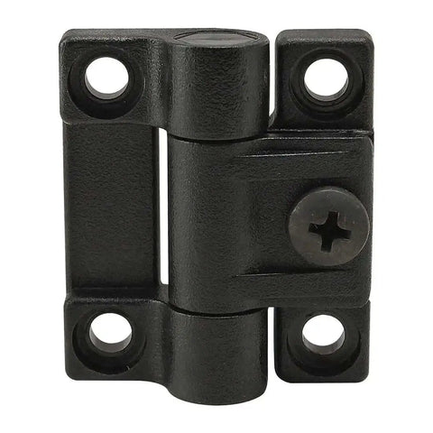 10 Series Compatible 4 Hole Plastic Adjustable Tension Panel Hinge Set 14 Pack With Clear Polycarbonate Pin Durable Black Acetal Body