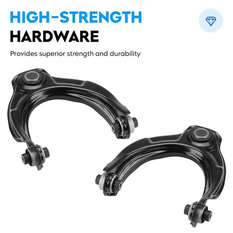 Honda Accord 2008 2012 and Acura TL 2009 2014 front upper control arm with ball joint left and right two piece suspension kit