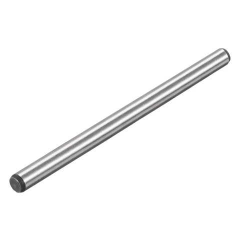 One Eighth Inch By Two Inch Dowel Pins For Precision Alignment, Heat Treated Alloy Steel With Bright Finish, side view