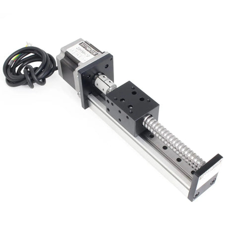 Heavy Duty 300mm Linear Stage Actuator With Square Slide Rail And 1605 Ballscrew Motorized XY XYZ CNC Linear Stage Table With Nema23 Stepper Motor