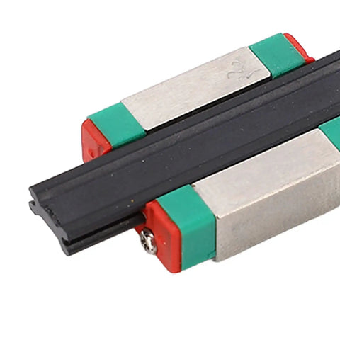 Miniature Flexible Linear Rail Slider With Smooth Motion, Low Noise Operation, High Speed Slide Block, Full Sealing System, close-up view