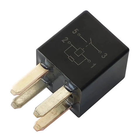 2 Pack Ultra Micro ISO Automotive Relay 12V DC 20A 4 Pins High Current General Purpose Relay for Car Projects, close-up view