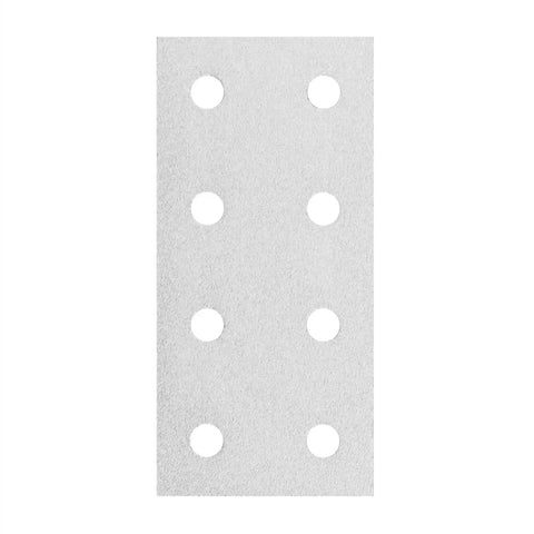 10 Pack Flat Joining Plates For 2020 2040 T Slot Aluminum Profiles, 8 Hole Rectangle Plate For 20 Series, silver anodized