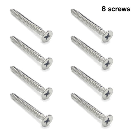 Eight M6 screws for 316 Stainless Steel Pad Eye Heavy Duty U Shaped Hook With Screws For Marine Boats Wall Mount Hanger