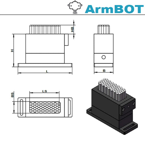 Pro Grade Flexible Fixture Clamp For CNC Machining And Laser Marking Universal Adjustable Fixture 30x79MM SUS Stainless Steel 67 Pins