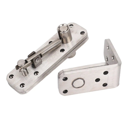 Hidden Door Hinge Stainless Steel Pivot Hinge For Secret Doors Bookcase And Shelf 600 Lbs Load Bearing 180 Degree Rotation