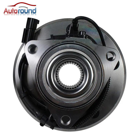 Top view of Beefed-Up Front Wheel Bearing Hub Assembly 515126 For Dodge Ram 1500 2009 2010 2011 With ABS 5 Lug Front Axle