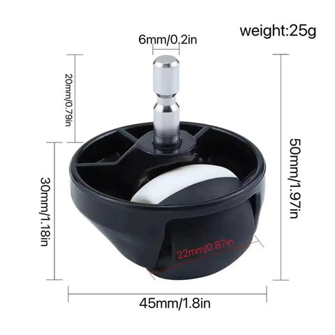 Front Wheel Caster Assembly For Roomba Vacuums Compatible With 500 600 700 800 I7 E5 E6 900 Series with dimensions and weight