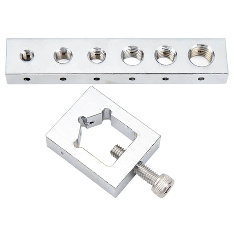 Must Have Nut Bolt Drill Jig Set For Precise Locking Wire Cross Drilling With Thread Sizes M12 M10 M8 M6, metal components view