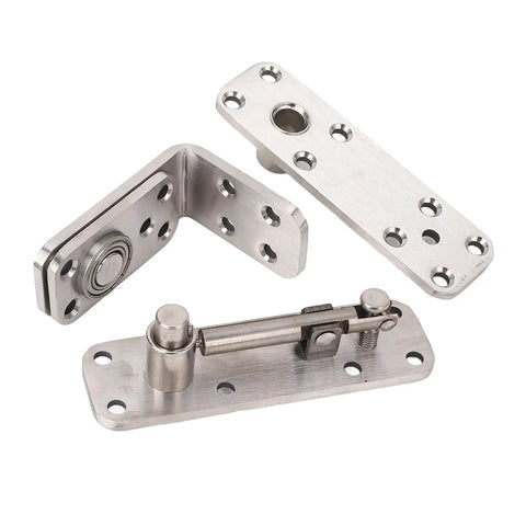 Hidden Door Hinge Stainless Steel Pivot Hinge For Secret Doors Bookcase And Shelf 600 Lbs Load Bearing 180 Degree Rotation Heavy Duty