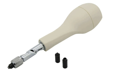 Versatile Screw Punch With 2Mm, 3Mm And 4Mm Tips, Oversized Soft Grip Handle For Circular Paper Holes Anywhere.