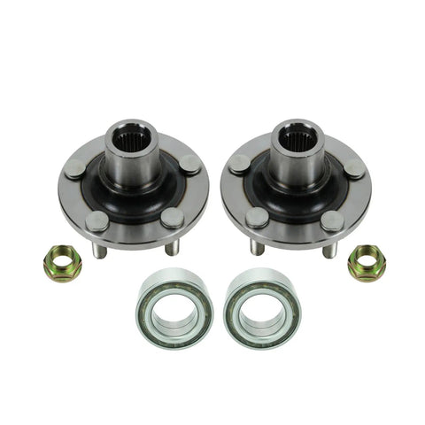 Front Wheel Bearing And Hub Kit For Subaru Cars 2003 To 2006 Baja, 1999 To 2008 Forester, 1993 To 2007 Impreza, two bearings and hubs