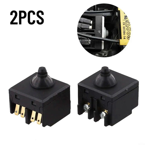 Push Button Switch Replacement Kit For 100mm 4 Inch Angle Grinders And Polishers Durable Plastic And Metal Construction