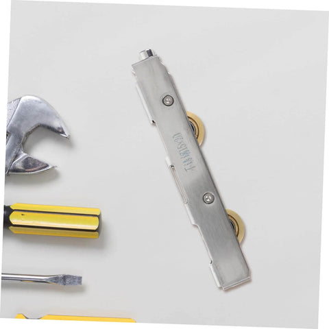 Slick Silent Pulley Roller Wheel for Sliding Glass Doors and Patio Doors Replacement Kit shown with tools