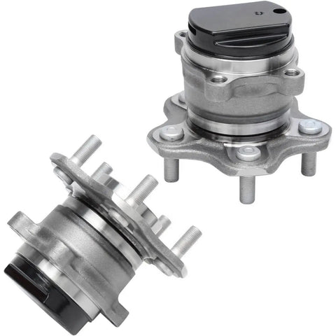 FWD 4Pc Front And Rear Wheel Bearing Hubs Assembly Kit For Nissan Rogue 2008-2013 and Nissan Rogue Select 2014-2015 close-up view