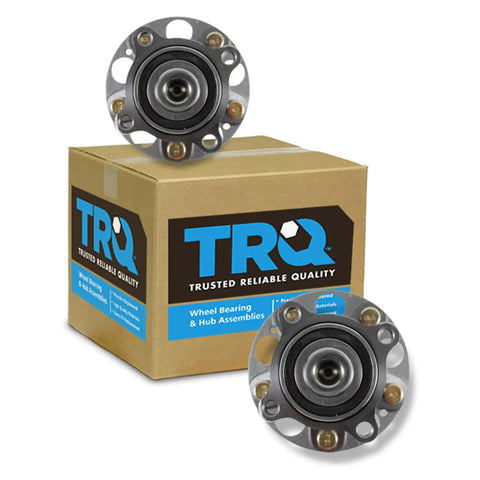 Rear Wheel Bearing And Hub Assembly Set 2 Piece Direct Fit DIY Friendly For 2008 To 2012 Honda Accord And 2009 To 2014 Acura TSX